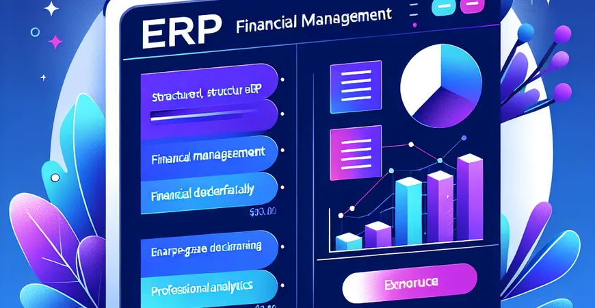 财务数据总出错？ERP 财务管理模块让账目一目了然